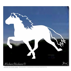 Custom Icelandic Horse Trailer Car Truck RV Window Decal Sticker