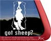 Got Sheep? Aussie Australian Shepherd Dog Car Truck RV Window Decal Sticker