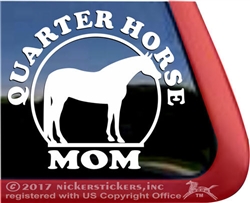 Quarter Horse Trailer Window Decal