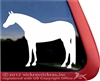 Custom Quarter Horse Trailer Window Decal