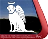 Memorial Labrador Retriever Angel Dog iPad Car Truck Window Decal Sticker
