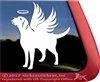 Labrador Retriever Angel  Dog iPad Car Truck Window Decal Sticker