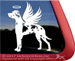 Great Dane Angel Dog Memorial Car Truck RV Window iPad Laptop Tablet Decal Sticker