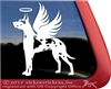 Great Dane Angel Dog Memorial Car Truck RV Window iPad Laptop Tablet Decal Sticker