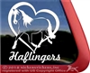 Haflinger Horse Car Truck RV iPad Laptop Window Decal