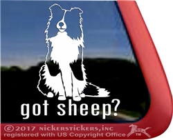 Sheltie Window Decal