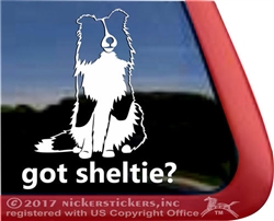 Sheltie Window Decal