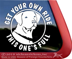 Chesapeake Bay Retriever Dog iPad Car Truck RV Window Decal Sticker