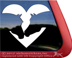 Custom Horse Heart Trailer Car Truck RV Window Decal Sticker