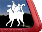 Custom Angel Memorial Kitty Cat Car Truck RV Window Decal Sticker