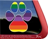 Paw Print Window Decal