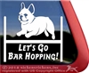 French Bulldog Agility Dog Vinyl Car Truck RV iPad Window Decal Sticker