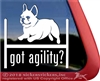 French Bulldog Agility Dog Vinyl Car Truck RV iPad Window Decal Sticker