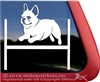 Custom French Bulldog Agility Dog Car Truck RV iPad Window Decal Sticker