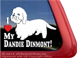 Dandie Dinmont Terrier Dog Car Truck RV Window Decal Sticker