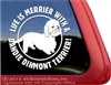 Dandie Dinmont Terrier Dog Car Truck RV Window Decal Sticker