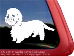 Custom Dandie Dinmont Terrier Dog Car Truck RV Window Decal Sticker