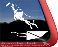 Custom Australian Shepherd Dock Diving Dog Car Truck RV Window Decal