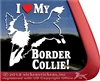 Jumping Dog Border Collie Dog Car Truck RV Window Decal Sticker