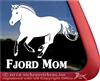 Norwegian  Fjord Horse Trailer Car Truck RV Window Decal Sticker
