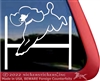 Custom Poodle Agility Dog Car Truck RV iPad Window Decal Sticker