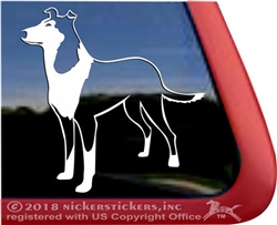 Custom Smooth Collie Dog Car Truck RV Window iPad Laptop Decal Sticker