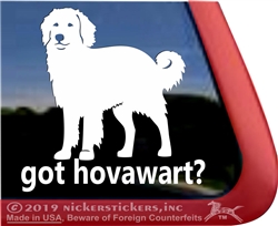 Hovawart Car Truck RV Window Decal Sticker