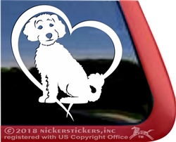 Custom Schnoodle Dog Car Truck RV Window Decal Sticker