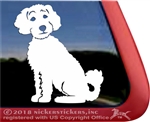 Custom Schnoodle Dog Car Truck RV Window Decal Sticker