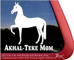 Ahkal-Teke Horse Car Truck RV Window iPad Tablet Laptop Decal Sticker