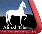 Ahkal-Teke Horse Car Truck RV Window iPad Tablet Laptop Decal Sticker