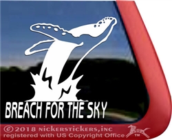 Humpback Whale Car Truck RV Trailer Window Laptop iPad Tablet Decal Sticker