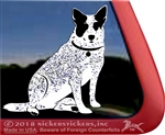 Custom Australian Cattle Dog iPad Car Truck RV Window Decal Sticker