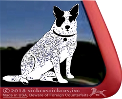 Custom Australian Cattle Dog iPad Car Truck RV Window Decal Sticker