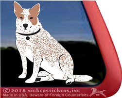 Custom Australian Cattle Dog iPad Car Truck RV Window Decal Sticker