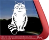 Custom Siberian Tabby Cat Window Decal