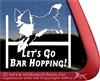 Border Collie Agility Dog Window Decal