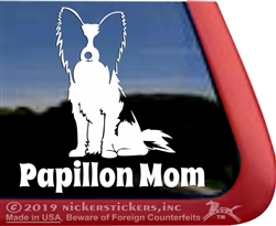 Papillon Window Decal