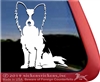 Papillon Window Decal