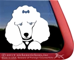 Custom Poodle iPad Car Truck Window Decal Sticker