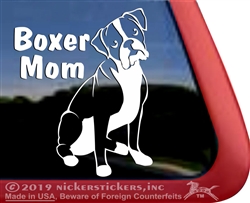 Boxer Dog Car Auto Window iPad Decal Sticker