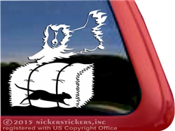 Sheltie Barn Hunt Shetland Sheepdog Dog Car Truck RV Window Decal Sticker