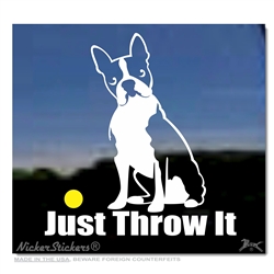 Boston Terrier Window Decal