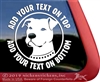 Custom Pit Bull Dog Head APBT iPad Car Truck RV Window Decal Sticker
