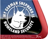 German Shepherd Window Decal