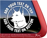 Custom German Shepherd Dog Car Truck RV Window Decal Sticker