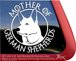 German Shepherd Window Decal