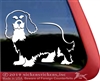 Custom Cavalier King Charles Spaniel Dog Car Truck RV Window Decal Sticker