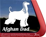 Afghan Hound Dog iPad Car Truck RV Window Decal Sticker