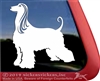 Custom Afghan Hound Dog iPad Car Truck RV Window Decal Sticker